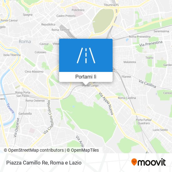 Mappa Piazza Camillo Re