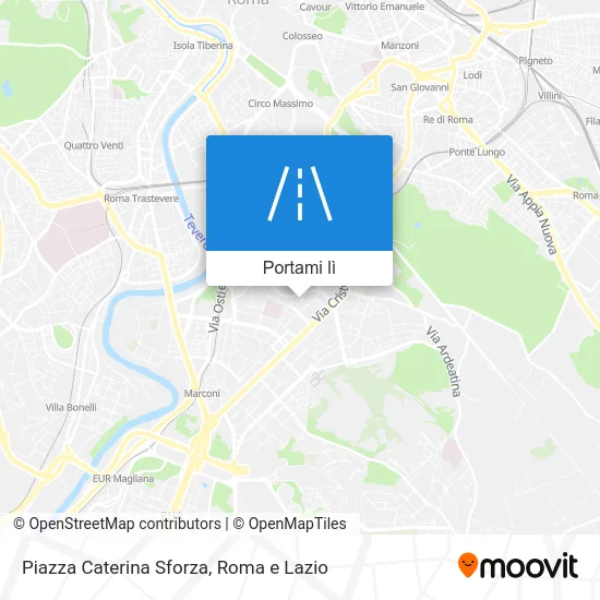 Mappa Piazza Caterina Sforza