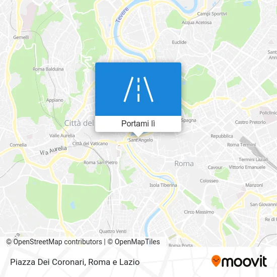 Mappa Piazza Dei Coronari