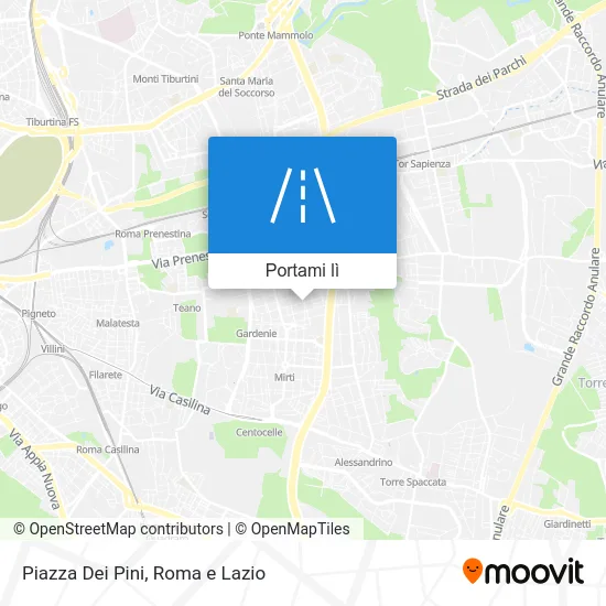 Mappa Piazza Dei Pini