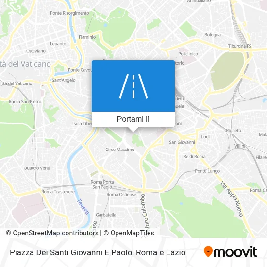 Mappa Piazza Dei Santi Giovanni E Paolo