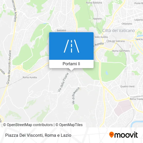 Mappa Piazza Dei Visconti