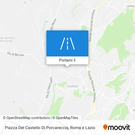 Mappa Piazza Del Castello Di Porcareccia