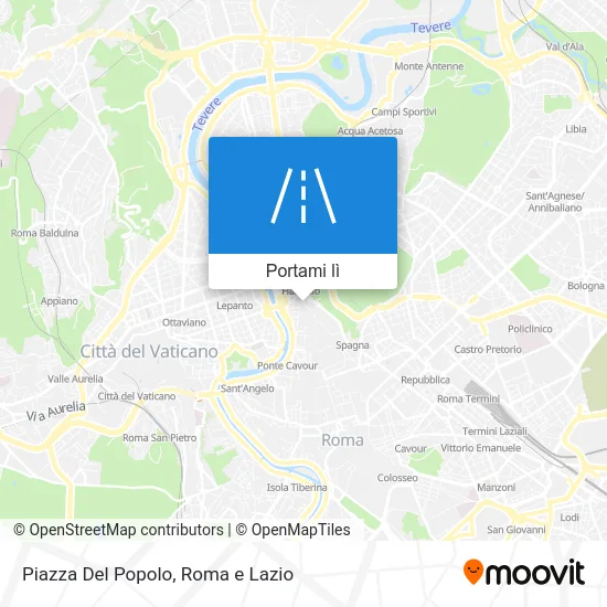 Mappa Piazza Del Popolo