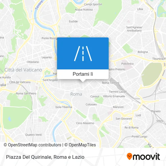 Mappa Piazza Del Quirinale
