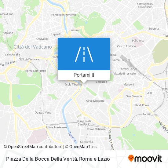 Mappa Piazza Della Bocca Della Verità