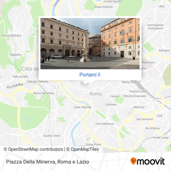 Mappa Piazza Della Minerva