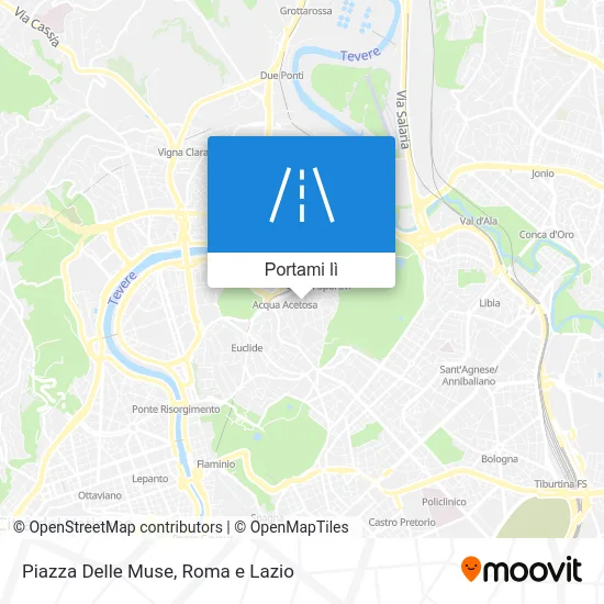 Mappa Piazza Delle Muse