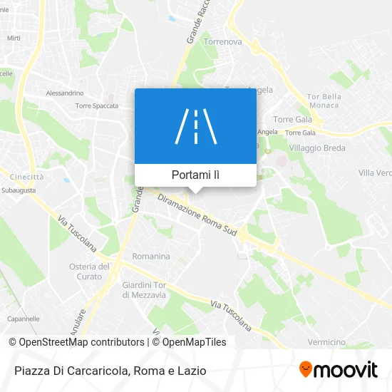 Mappa Piazza Di Carcaricola
