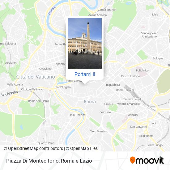 Mappa Piazza Di Montecitorio