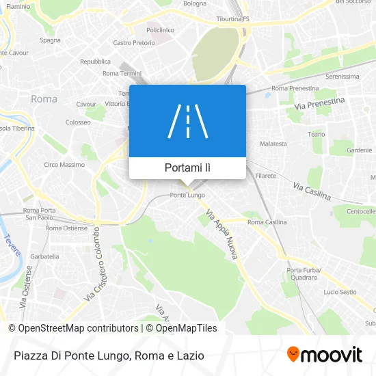 Mappa Piazza Di Ponte Lungo