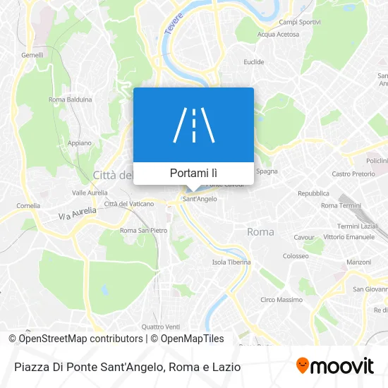 Mappa Piazza Di Ponte Sant'Angelo