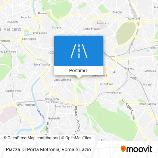 Mappa Piazza Di Porta Metronia