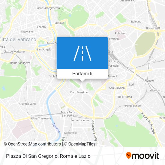Mappa Piazza Di San Gregorio