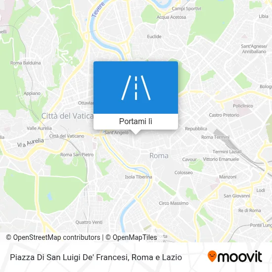 Mappa Piazza Di San Luigi De' Francesi