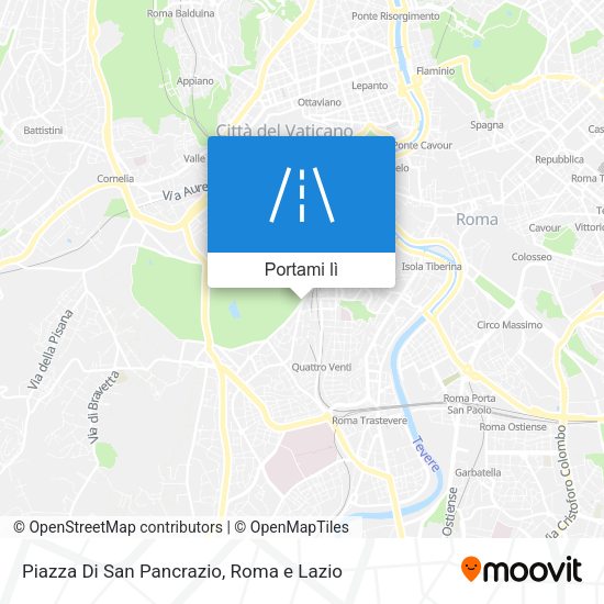 Mappa Piazza Di San Pancrazio