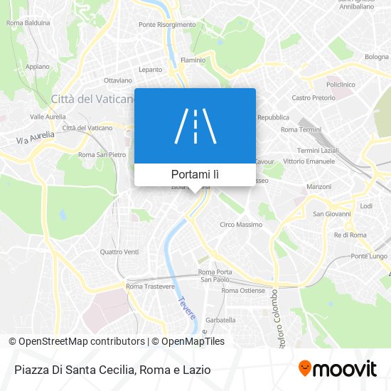 Mappa Piazza Di Santa Cecilia