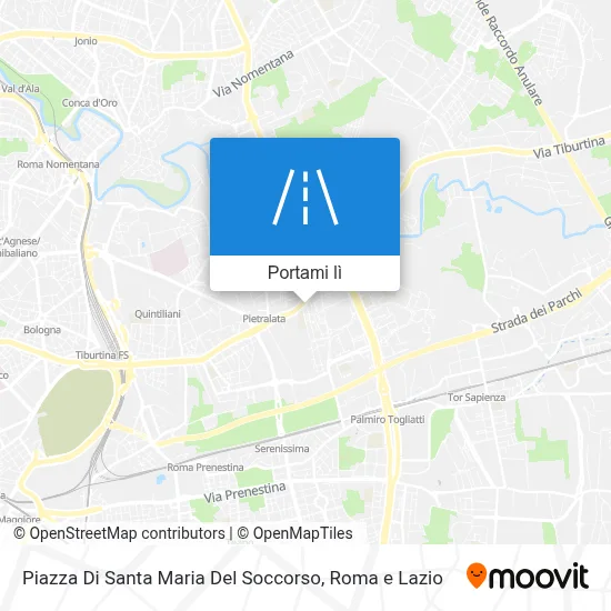 Mappa Piazza Di Santa Maria Del Soccorso
