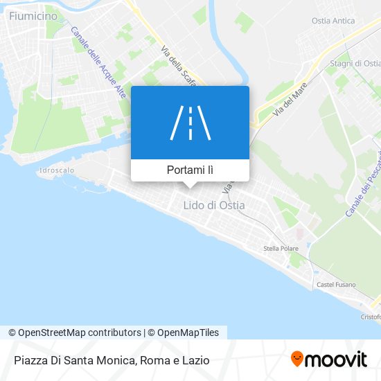 Mappa Piazza Di Santa Monica