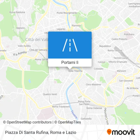 Mappa Piazza Di Santa Rufina