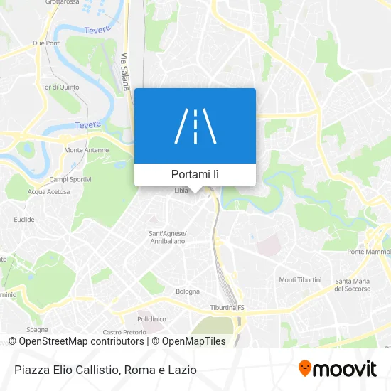 Mappa Piazza Elio Callistio