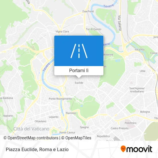 Mappa Piazza Euclide