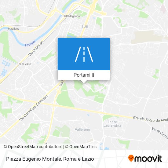 Mappa Piazza Eugenio Montale