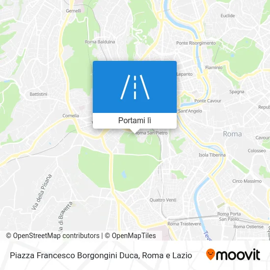 Mappa Piazza Francesco Borgongini Duca