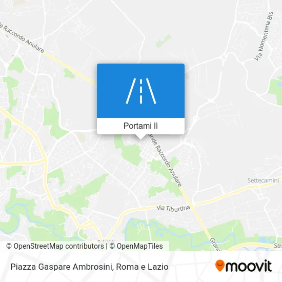 Mappa Piazza Gaspare Ambrosini