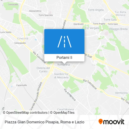 Mappa Piazza Gian Domenico Pisapia