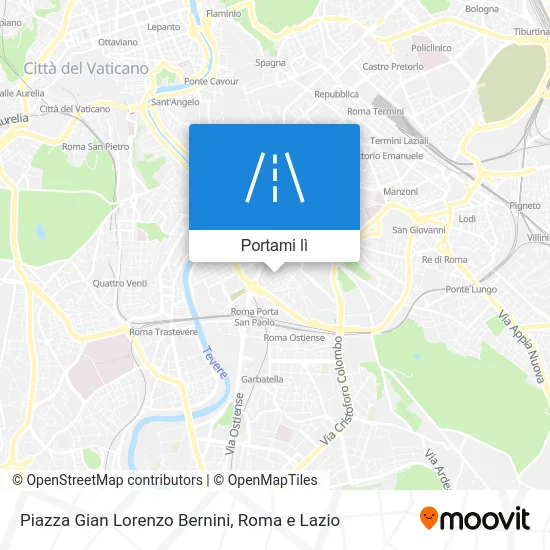 Mappa Piazza Gian Lorenzo Bernini