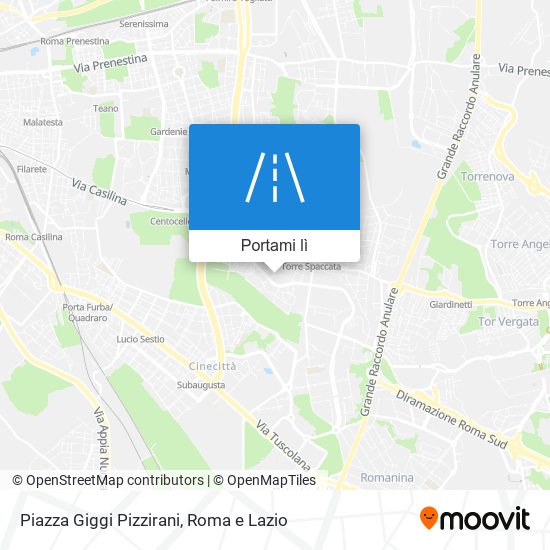 Mappa Piazza Giggi Pizzirani