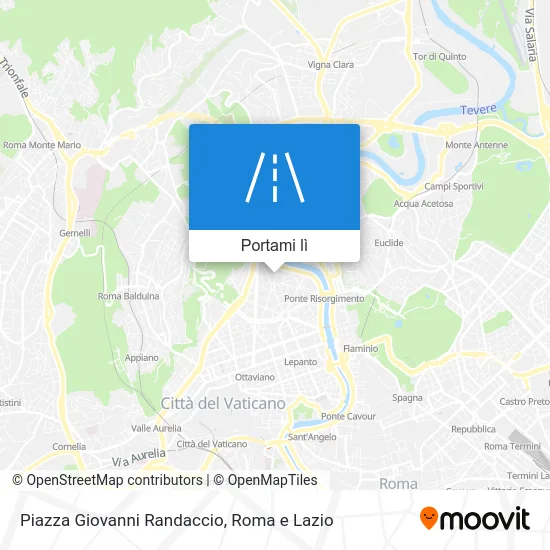 Mappa Piazza Giovanni Randaccio
