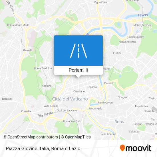 Mappa Piazza Giovine Italia