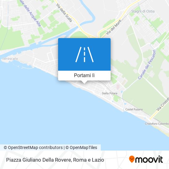 Mappa Piazza Giuliano Della Rovere