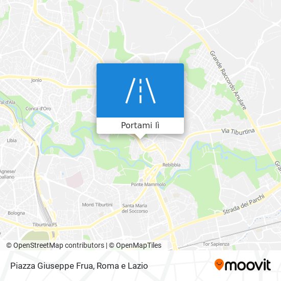 Mappa Piazza Giuseppe Frua