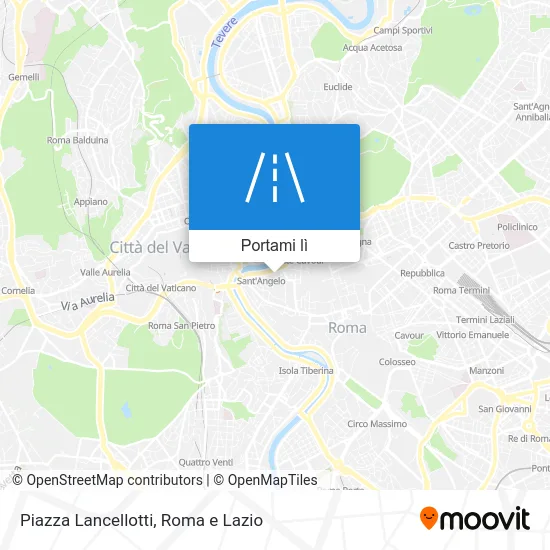 Mappa Piazza Lancellotti