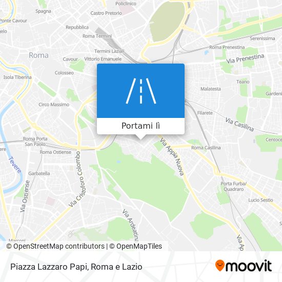 Mappa Piazza Lazzaro Papi