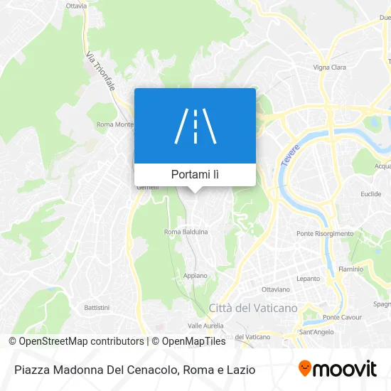 Mappa Piazza Madonna Del Cenacolo