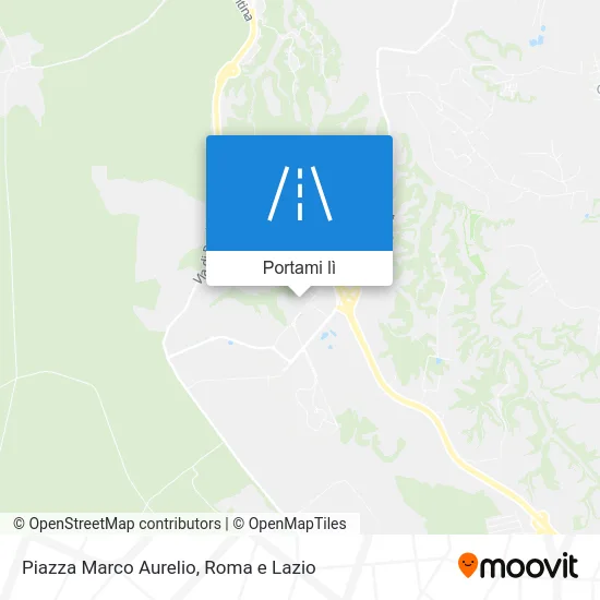Mappa Piazza Marco Aurelio