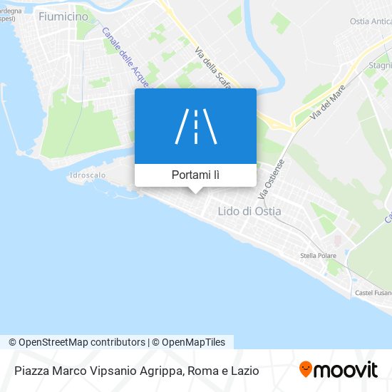 Mappa Piazza Marco Vipsanio Agrippa