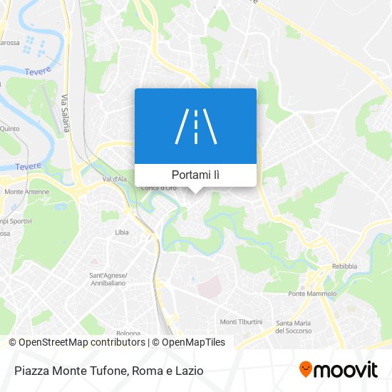 Mappa Piazza Monte Tufone