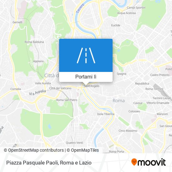 Mappa Piazza Pasquale Paoli