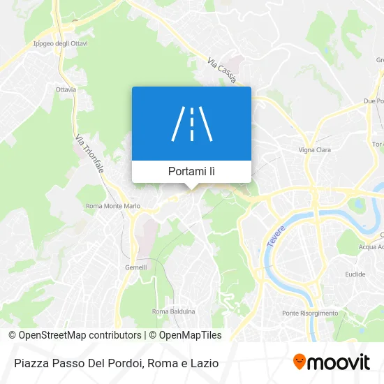 Mappa Piazza Passo Del Pordoi