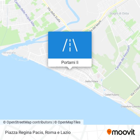 Mappa Piazza Regina Pacis