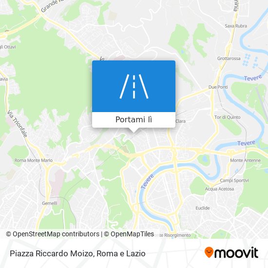 Mappa Piazza Riccardo Moizo