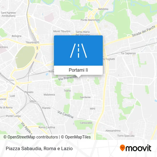 Mappa Piazza Sabaudia