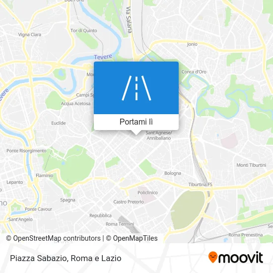 Mappa Piazza Sabazio