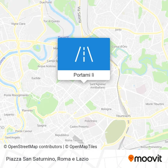 Mappa Piazza San Saturnino