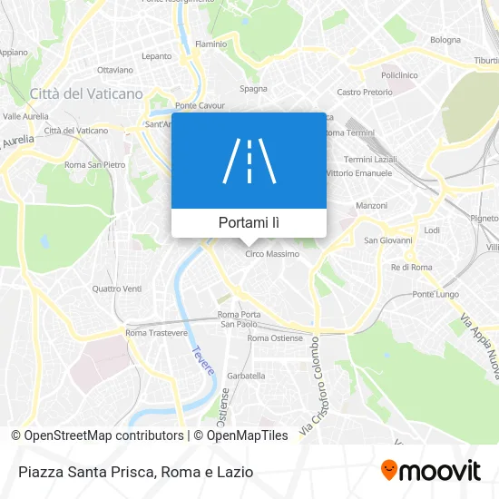 Mappa Piazza Santa Prisca